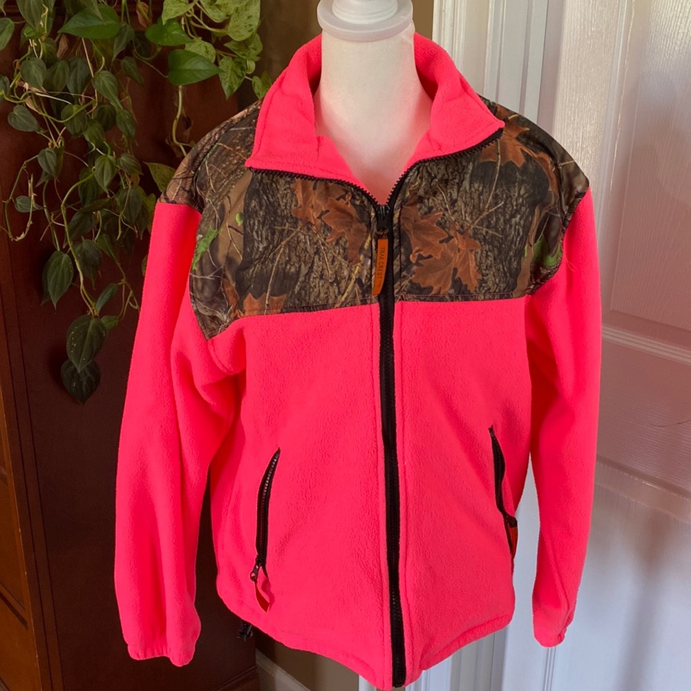 Trail Crest girl’s camo fleece jacket